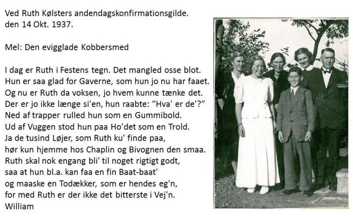 Sang til Ruths konfirmation