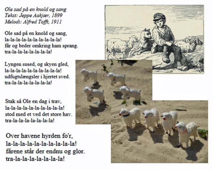 Ole sad på en knold