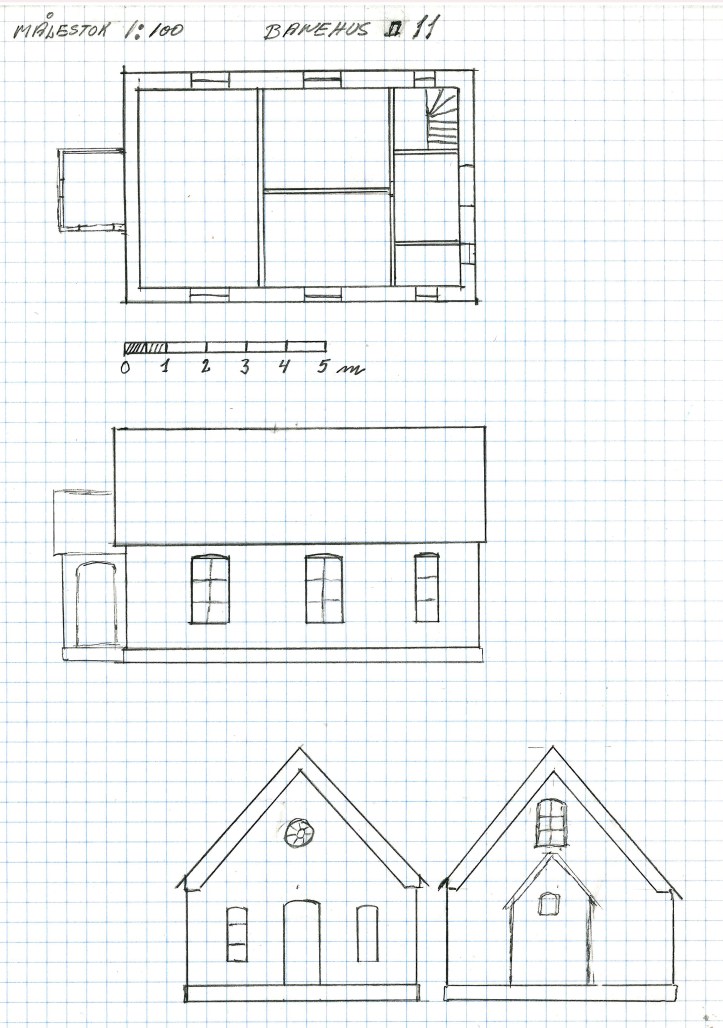 Vogterhuset 11 Nyrup tegning