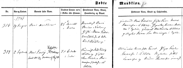 Emrys birth registration 1881-1