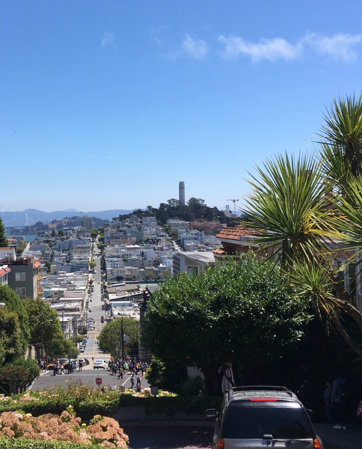 Lombard Street - view from the top