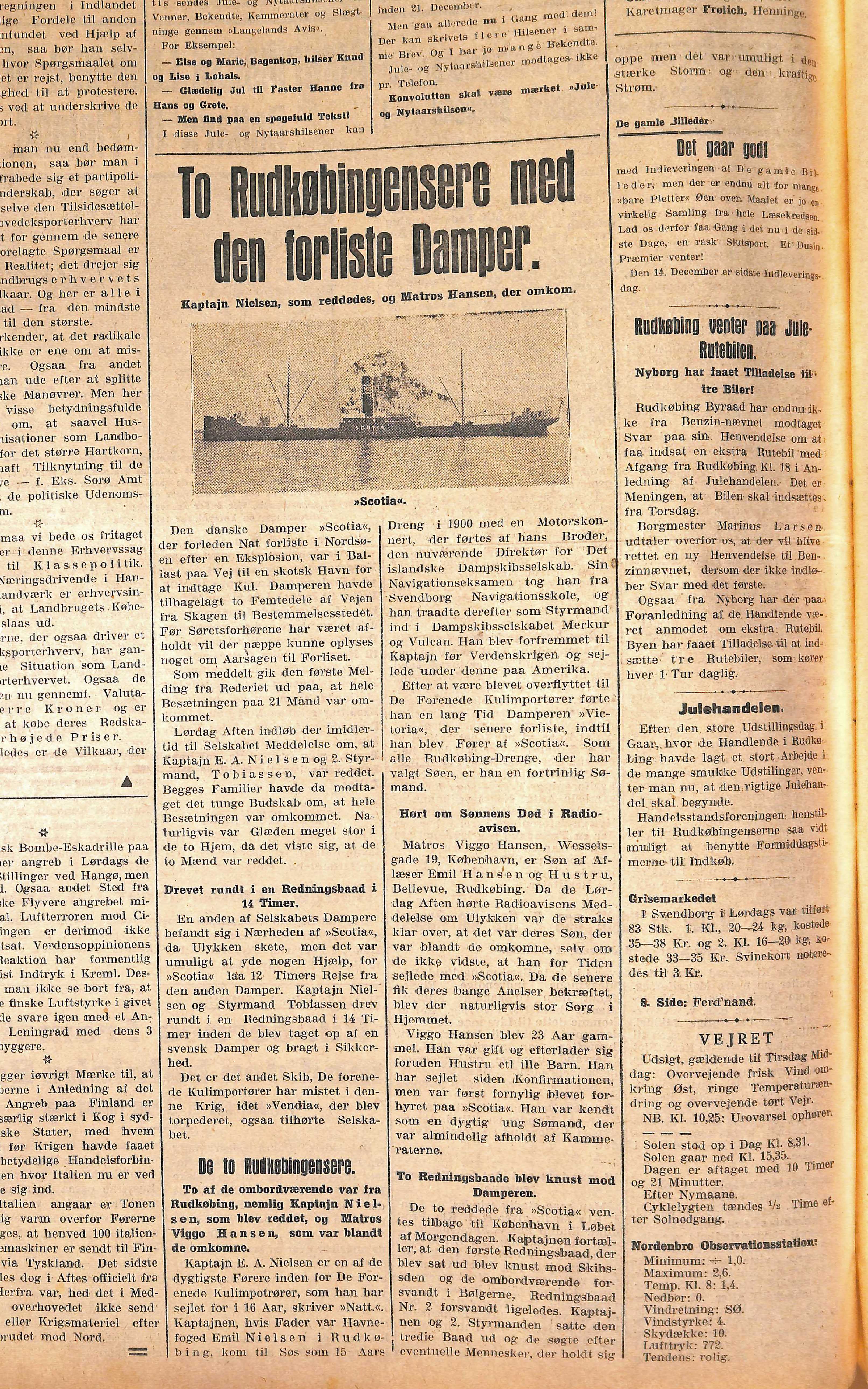 Langelands Avis - To rudkøbingensere